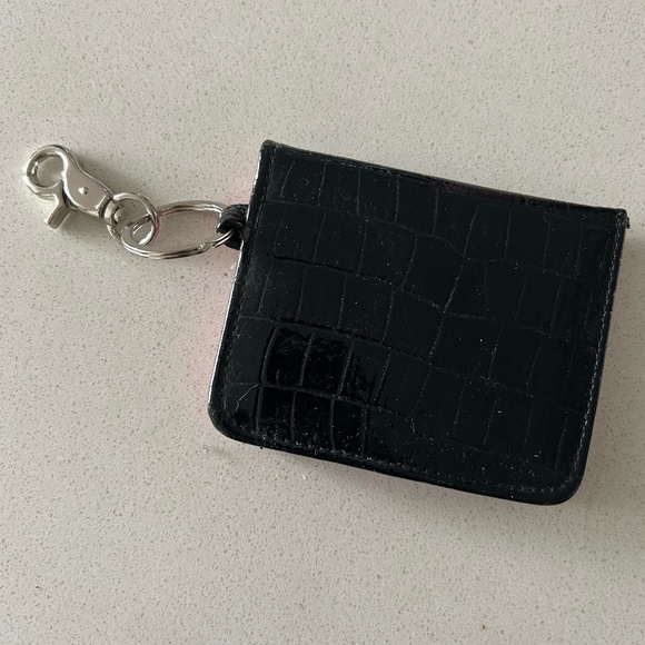 NWOT Keychain Cardholders in Vegan Faux-Crocodile 2/$10 - Picture 6 of 12